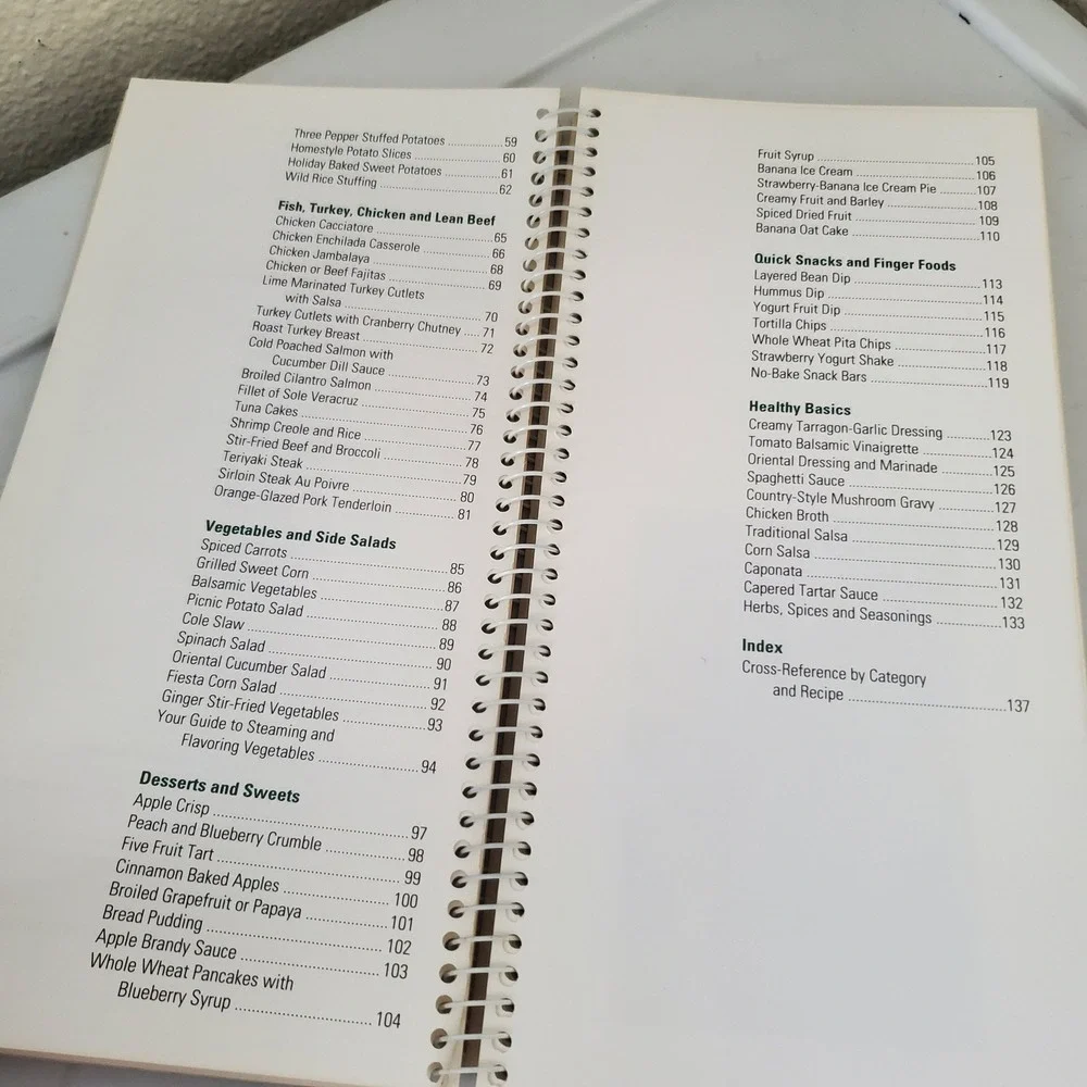 Pritikin Cookbook Delicious Healthy Meals in Minutes 1990 Spiral Bound Vintage